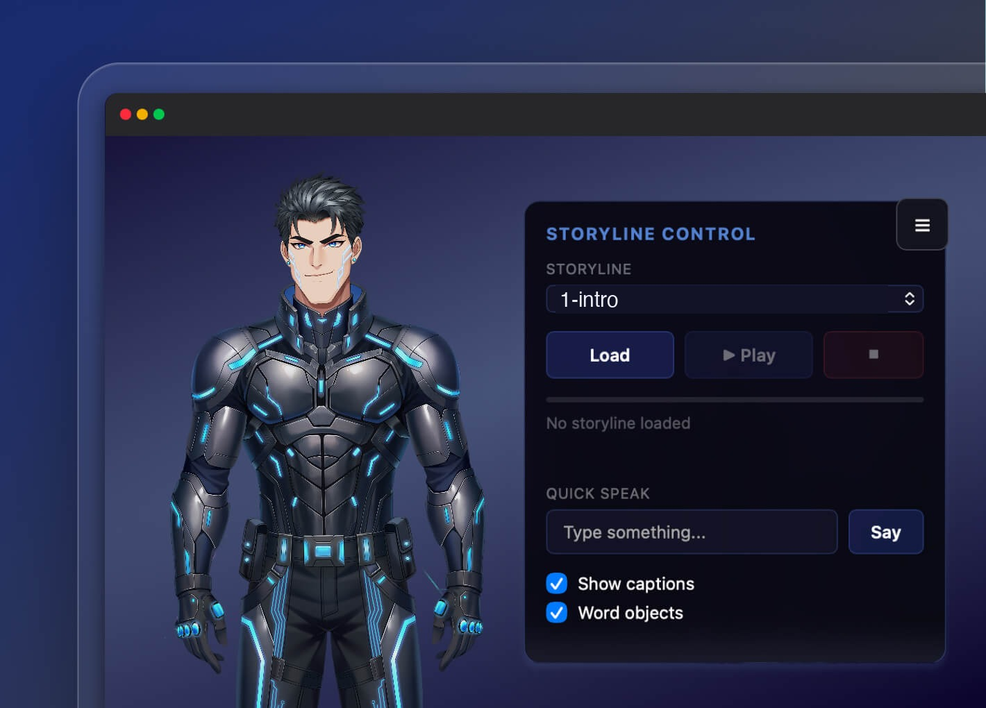 AI VTuber Development for a Live Streaming Platform