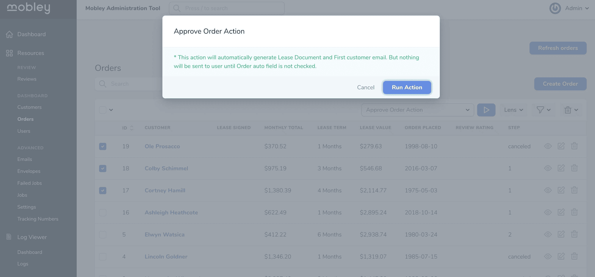 Conjure lease automation and DocuSign integration