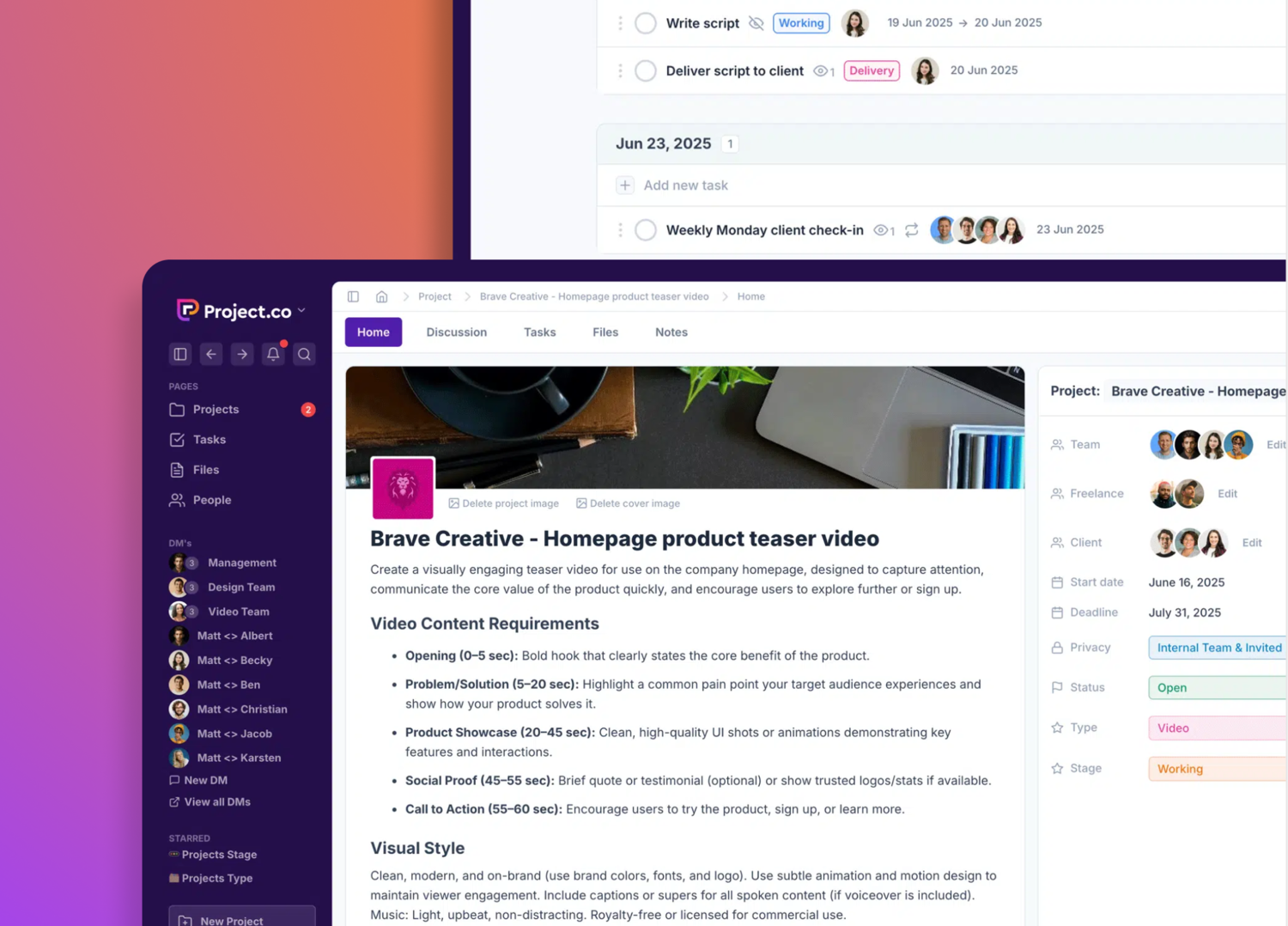 Modular Project Management With Everything in One Place