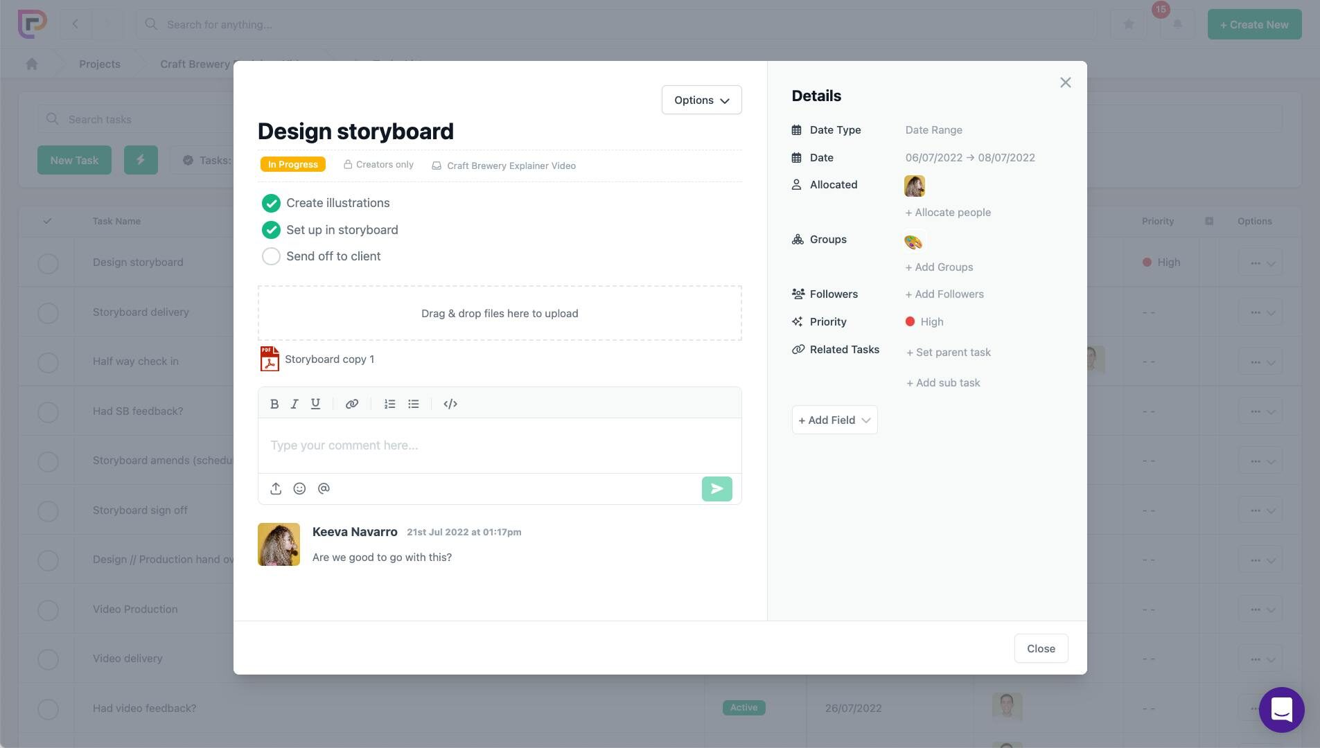 04 task modal