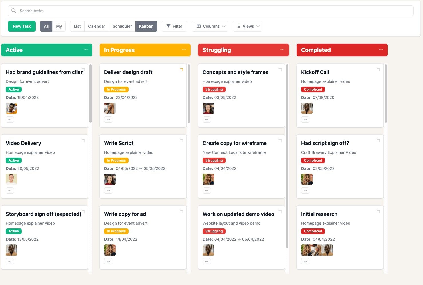 05 tasks kanban